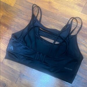 Ivy Park Black Sports Bra